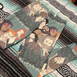 Walking Dead art leggings